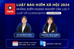 SOCIAL INSURANCE LAW 2024 – KEY UPDATES FOR BUSINESSES (Law No. 41/2024/QH15)